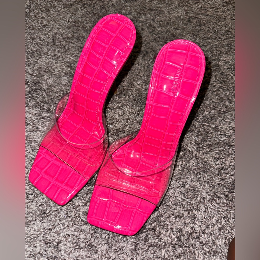 Pink heels